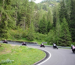 In Motorrad auf dem Gargano