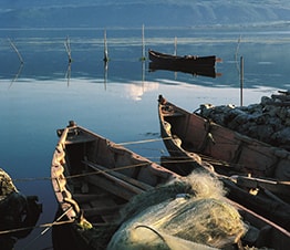 In barca sul Lago di Varano